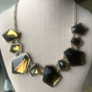 Old Navy Statement Necklace. Good condition. Brown-colored stones.